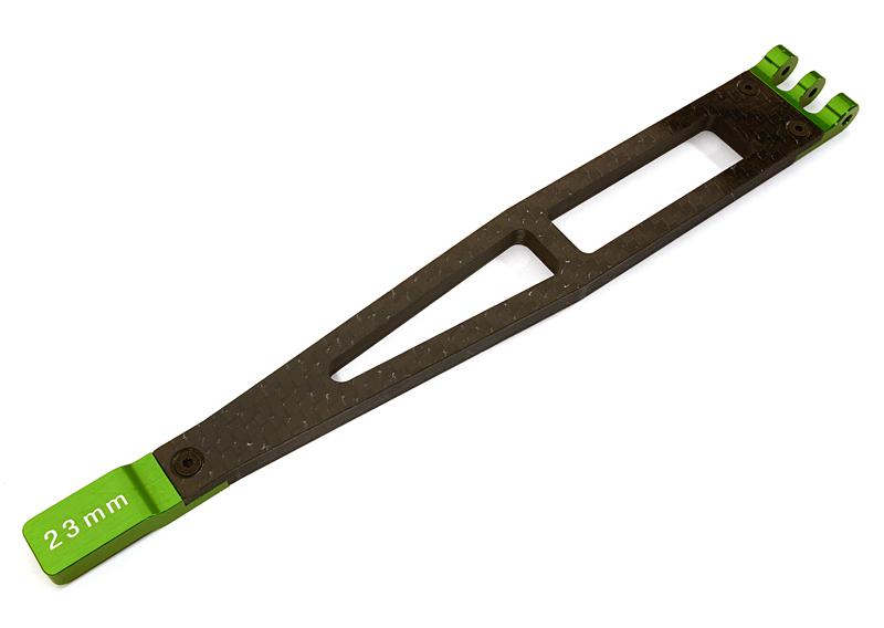 C28000GREEN Alloy & Composite Battery Plate for Traxxas 1/10 TRX-4 Crawler & 4-Tec 2.0 - Image 1