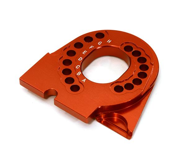 C28020RED Billet Machined Motor Mounting Plate for Traxxas TRX-4 Scale & Trail Crawler - Image 1