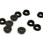 Billet Machined M3 Size Color Concave Alloy Washer Kit 10pcs