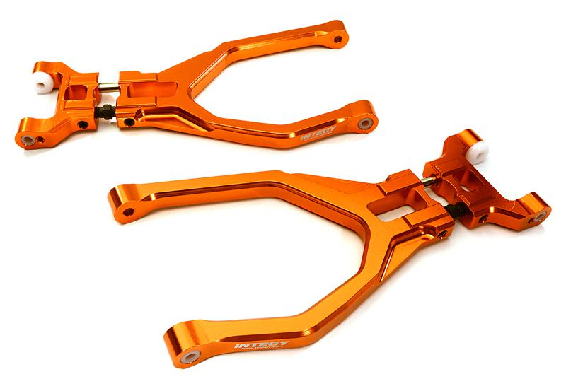 C28173ORANGE Billet Machined Rear Upper Suspension Arms for C28158 Suspension Kit - Image 1