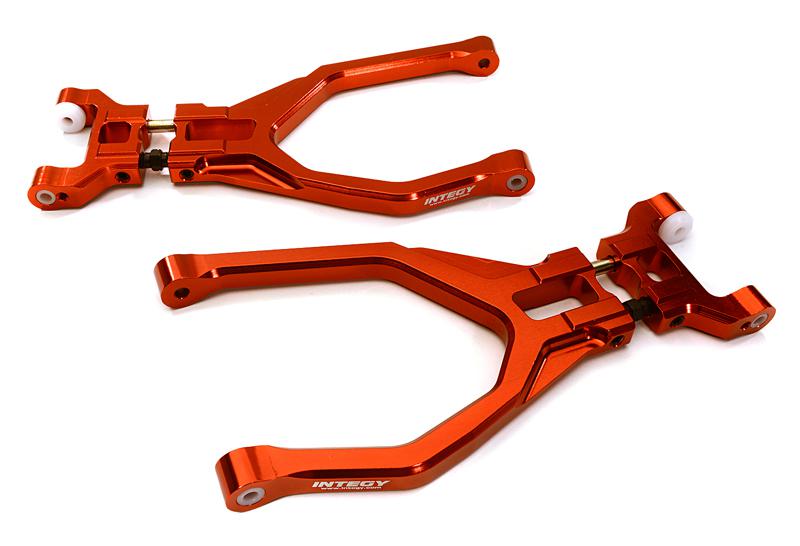C28173RED Billet Machined Rear Upper Suspension Arms for C28158 Suspension Kit - Image 1