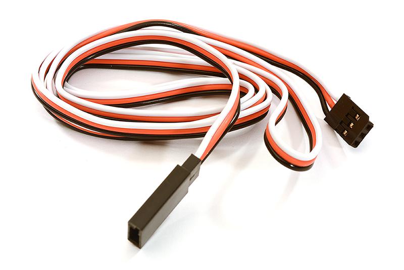 C28361 RX-Futaba Type Extension 1000mm 22AWG Servo Wire - Image 1
