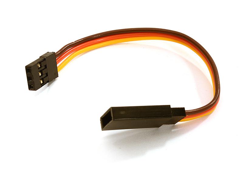 C28362 RX-JR Type Extension 100mm 22AWG Servo Wire - Image 1