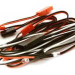 3mm Size LED Lights (2) Red & (4) White w/ Wire Harness JST Plugs