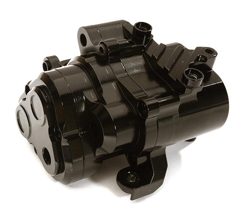 C28394BLACK Billet Machined Center Gearbox Housings for Traxxas TRX-4 Scale & Trail Crawler - Image 1