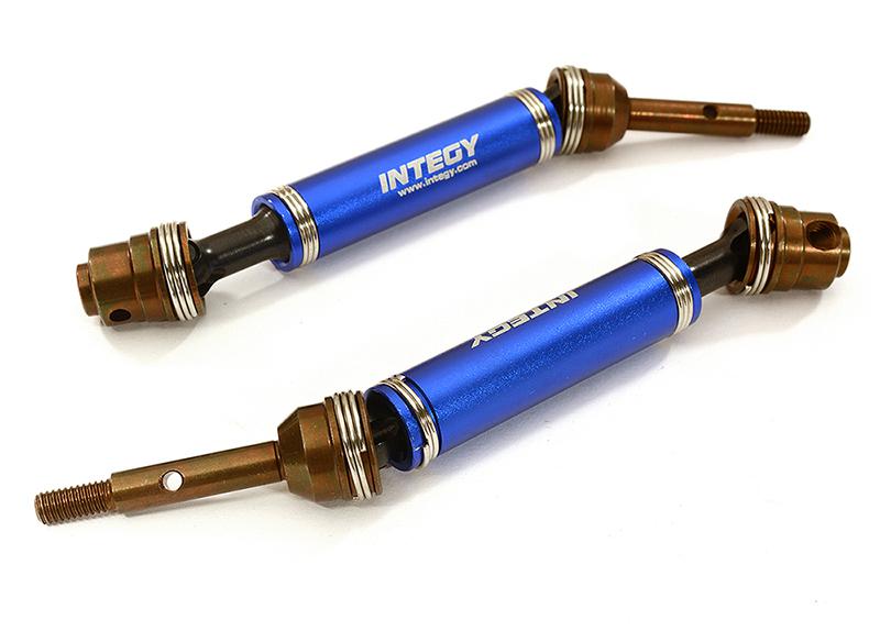 C28408BLUE Telescopic Rear Universal Drive Shaft(2) for 1/10 Slash 4X4 & Stampede 4X4 6852X - Image 1