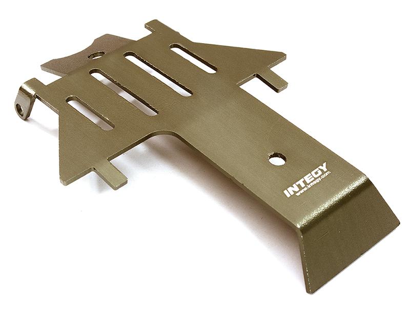 C28416GUN Alloy Center Skid Plate for Traxxas TRX-4 Scale & Trail Crawler - Image 1