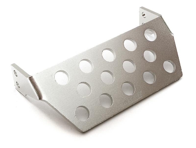 C28418SILVER Alloy Front Skid Plate for Traxxas TRX-4 Scale & Trail Crawler - Image 1