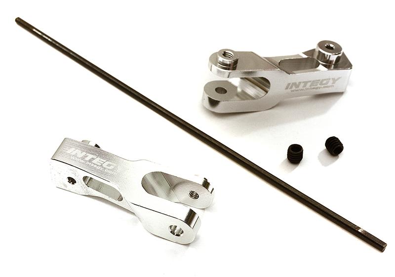 C28563SILVER Front Anti-Roll Sway Bar Set Silver for Traxxas 1/7 Unlimited Desert Racer - Image 1