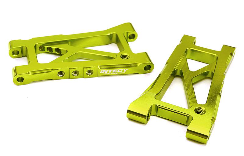 C28609GREEN Billet Machined Rear Suspension Arms for Tamiya 1/10 TA07 PRO - Image 1