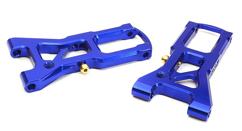 C28610BLUE Billet Machined Front Suspension Arms for Tamiya 1/10 TA07 PRO - Image 1