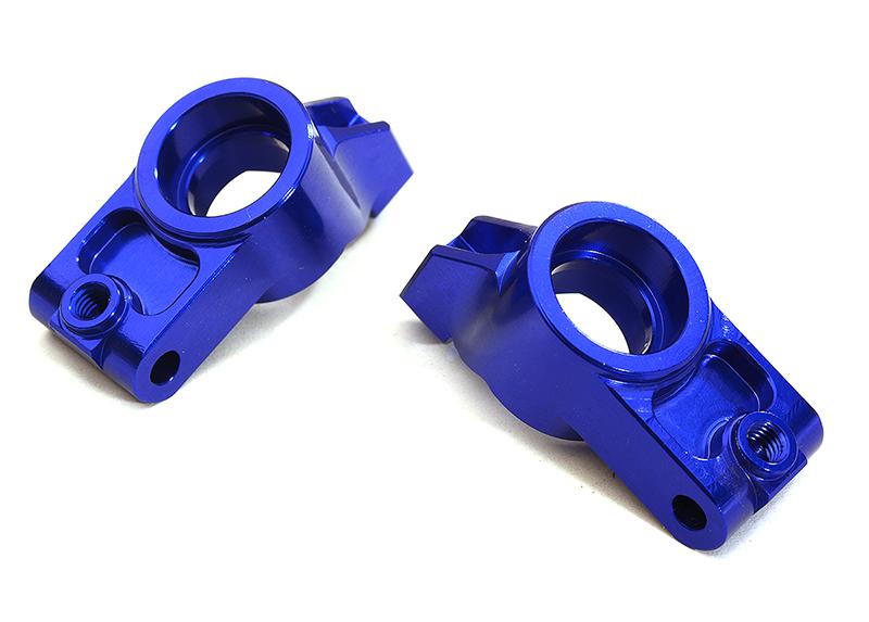 C28613BLUE Billet Machined Rear Hub Carriers for Tamiya 1/10 TA07 PRO - Image 1