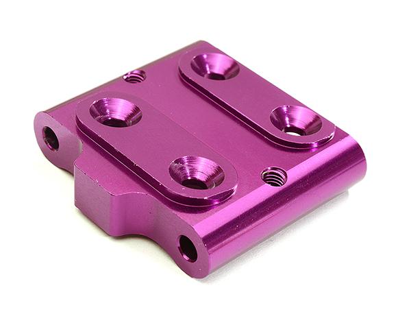 C28631PURPLE Billet Machined Alloy Front Lower Suspension Mount for Tamiya 1/10 M-07 - Image 1