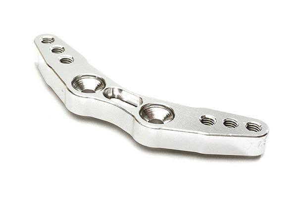 C28632SILVER Billet Machined Alloy Front Shock Tower for Tamiya 1/10 M-07 - Image 1