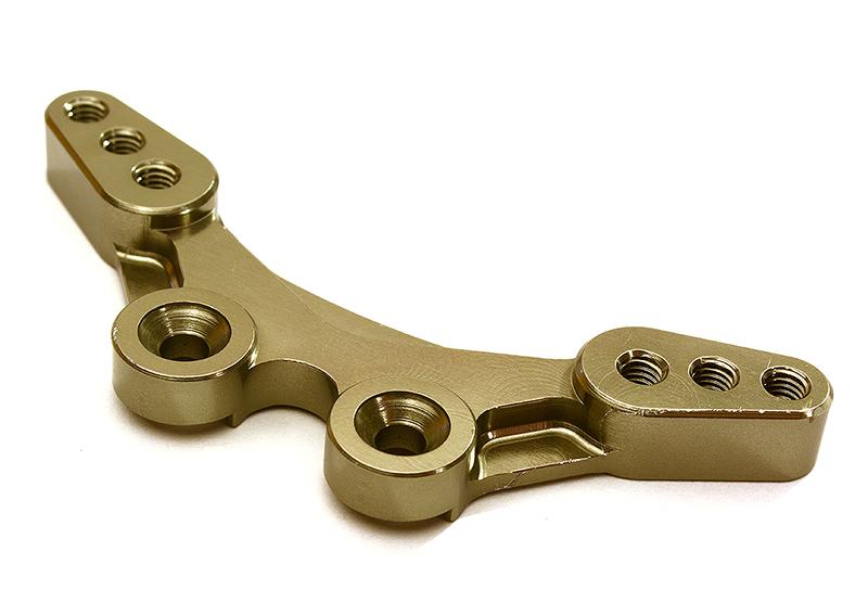 C28633GREY Billet Machined Alloy Rear Shock Tower for Tamiya 1/10 M-07 - Image 1