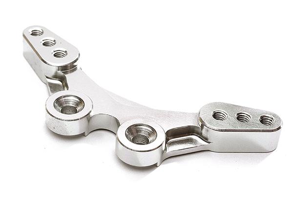 C28633SILVER Billet Machined Alloy Rear Shock Tower for Tamiya 1/10 M-07 - Image 1