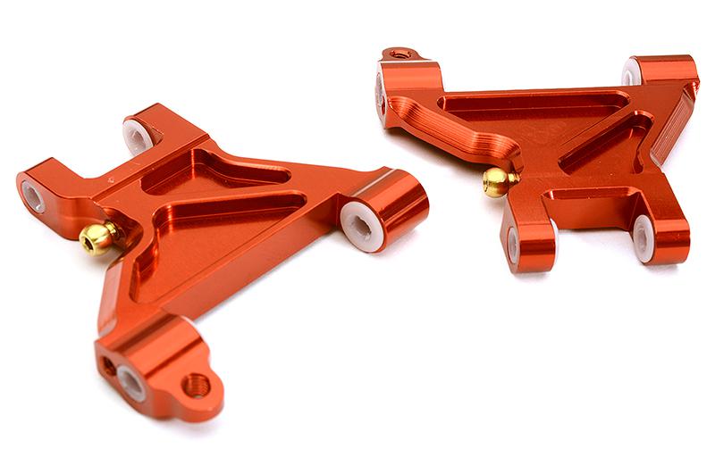 C28637RED Billet Machined Alloy Front Suspension Arms for Tamiya 1/10 M-07 - Image 1