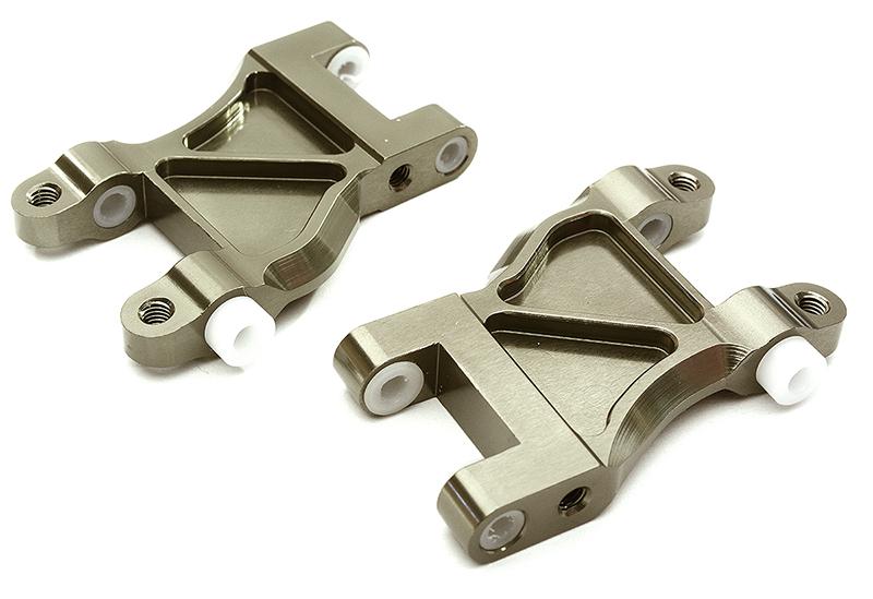 C28638GREY Billet Machined Alloy Rear Suspension Arms for Tamiya 1/10 M-07 - Image 1