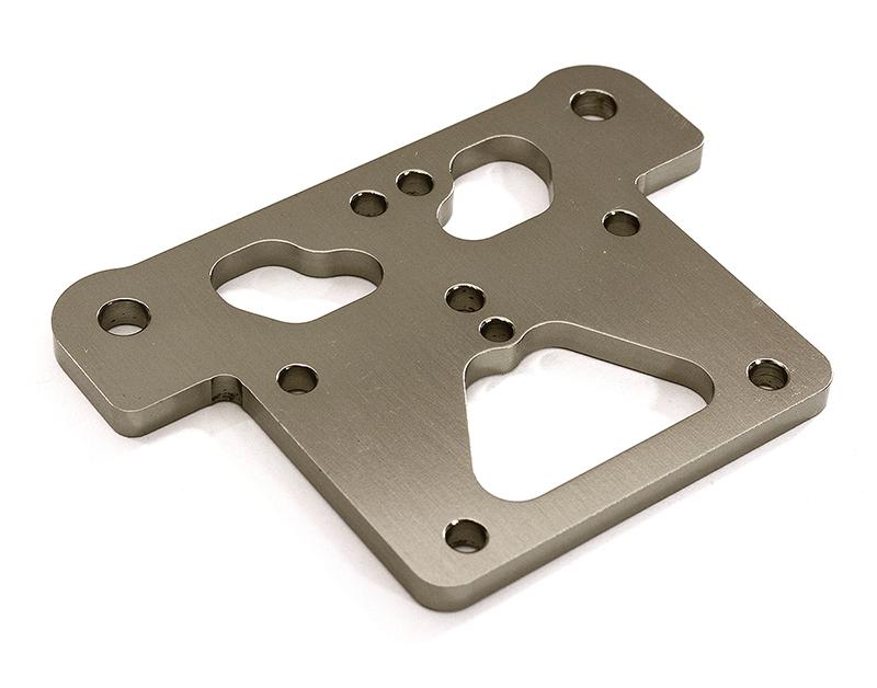 C28670GREY Billet Alloy Top Plate for Arrma 1/8 Outcast, Kraton & Notorious 6S BLX AR320195 - Image 1