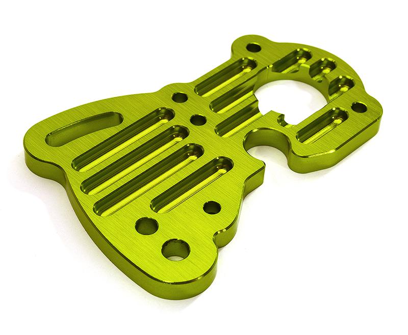 C28671GREEN Billet Machined Motor Plate w/ Heatsink for 1/10 E-Revo 2.0 8690 - Image 1