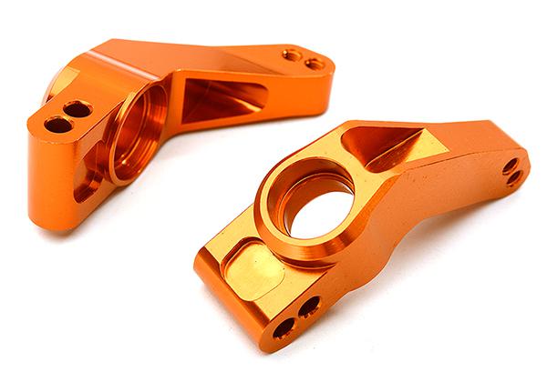 C28742ORANGE Billet Machined Rear Hub Carriers for Traxxas 1/10 Rustler 4X4 1952 - Image 1