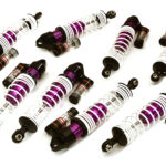 Machined Piggyback Shock Set (8) for Traxxas 1/10 Scale E-Maxx Brushless 3762A