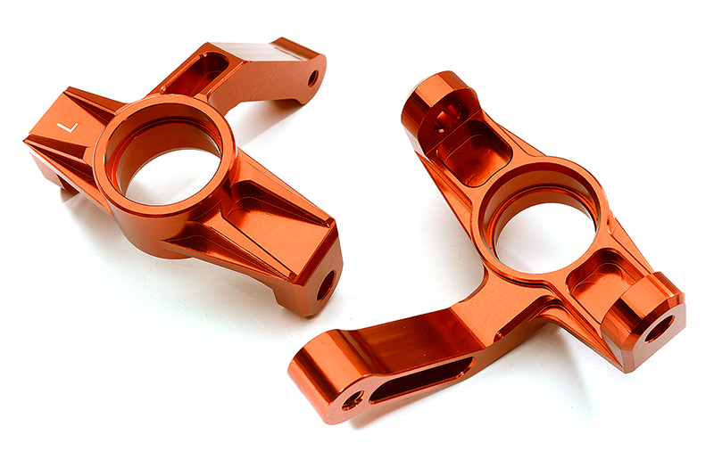 C28835RED Billet Machined Steering Knuckles for Losi 1/5 Desert Buggy XL-E & 2.0 - Image 1