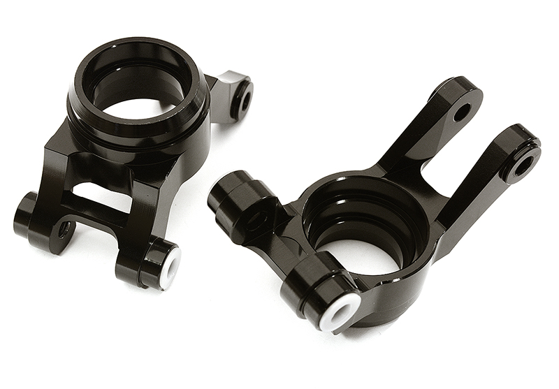 C28836BLACK Billet Machined Rear Hub Carriers for Losi 1/5 Desert Buggy XL-E & 2.0 - Image 1
