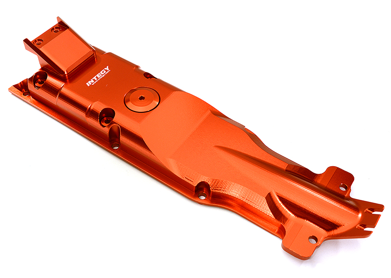 C28842RED Billet Machined Alloy Center Skid Plate for Traxxas 1/10 E-Revo 2.0 5637 - Image 1