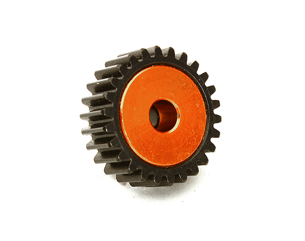 C28851ORANGE 5mm Bore 0.8 MOD 26T Pinion Gear for Arrma 1/10 Granite 4X4 3S BLX ARAC7879 - Image 1