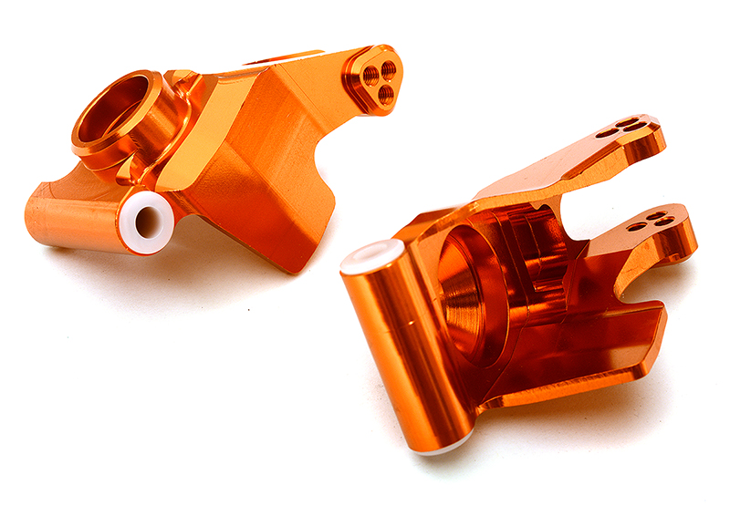 C28865ORANGE Billet Machined Rear Hub Carriers for Arrma 1/10 Granite 4X4 3S BLX AR330467 - Image 1