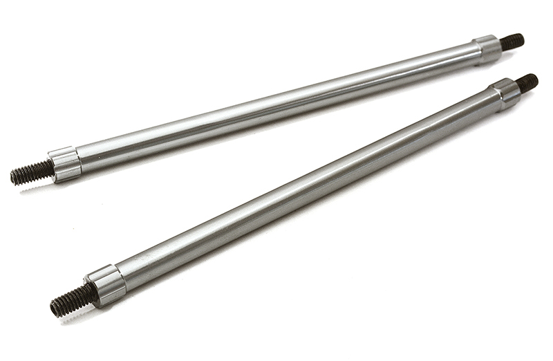 C28887GUN Billet Machined 95mm Aluminum Linkages (2) M4 Threaded for 1/10 Scale Crawler - Image 1