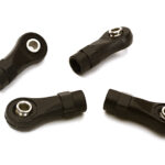 M4 Size Straight 25mm length Ball Ends Type Tie Rod Ends, w/ 3mm Ball Links