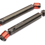 Metal Alloy Center Drive Shafts for Axial 1/10 SCX-10 Scale Crawler (110-150mm)