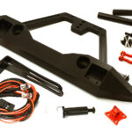 Metal Alloy Rear Bumper w/LED(2) for Axial 1/10 SCX10 (43mm Type Mount)