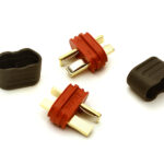 T-Style Type Plug Sheathed Connector Set (2) Male