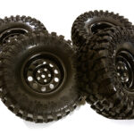 Metal Alloy 2.2 Size Wheel & Tire Set (4) for 1/10 Off-Road O.D. 128mm
