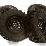 Metal Alloy 2.2 Size Wheel & Tire Set (4) for 1/10 Off-Road O.D. 131mm
