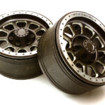1.9 Size Billet Machined Alloy 10 Spoke Wheel(2)High Mass Type for Scale Crawler
