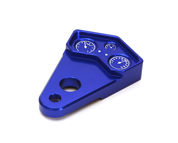 C28973BLUE Billet Machined Gauge Cluster for Tamiya T3-01 Dancing Rider - Image 1