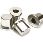 Machined Front Hinge Pin Brace Inserts for Losi 1/5 Desert Buggy XL-E & 2.0