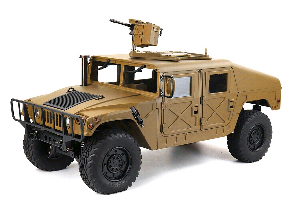 C29001 HG-P408 1/10 4X4 RC Military H1 ARTR w/2.4GHz Remote, Sound & Light Upgrades - Image 1