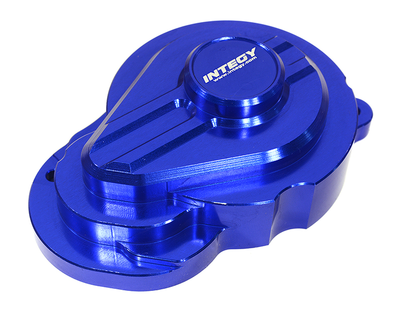 C29084BLUE Billet Machined Gear Cover for Element RC 1/10 Scale Enduro Sendero, Trailwalker - Image 1