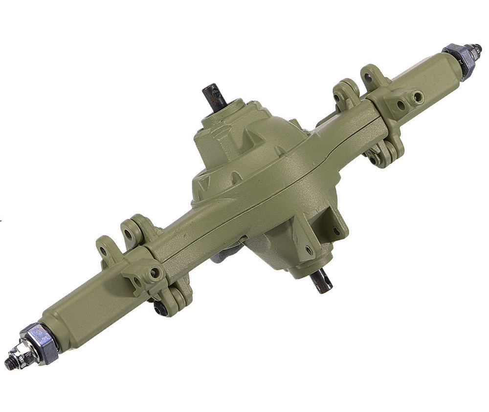C29107 Green Rear Axle Beam Assembly for 1/12 8X8 RC Military Truck Upgrade - Image 1