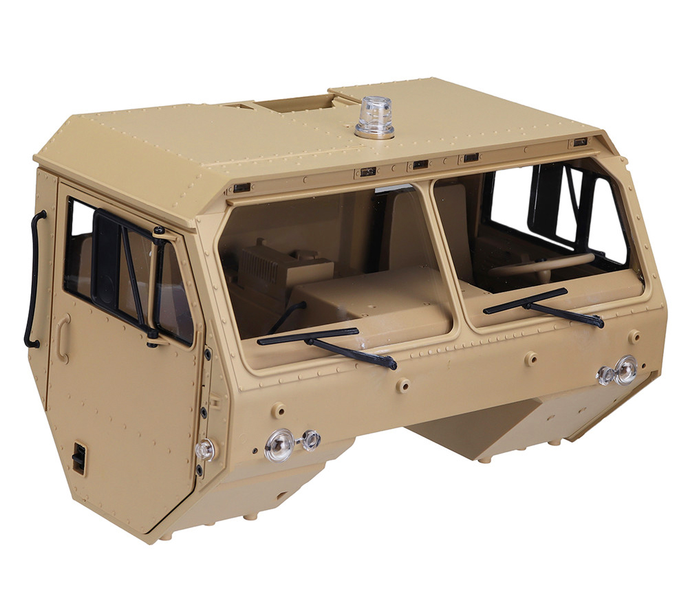 C29115 Front Truck Head Assembly 8ASS-P0006 Yellow for HG-P801 1/12 8X8 RC Truck - Image 1