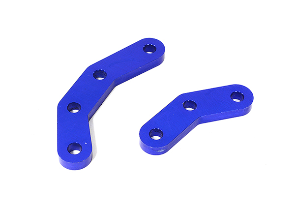 C29129BLUE Billet Machined Steering Plates for Element RC 1/10 Scale Enduro Sendero - Image 1