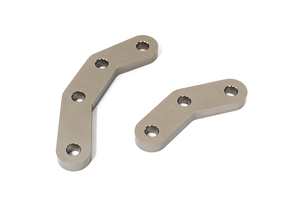 C29129GREY Billet Machined Steering Plates for Element RC 1/10 Scale Enduro Sendero - Image 1