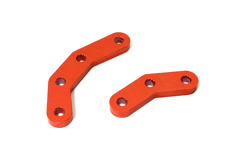 C29129RED Billet Machined Steering Plates for Element RC 1/10 Scale Enduro Sendero - Image 1