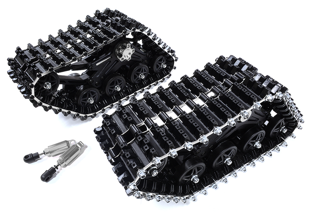 C29136SILVER Front Snowmobile & Sandmobile Kit for Arrma 1/8 Kraton 6S BLX - Image 1