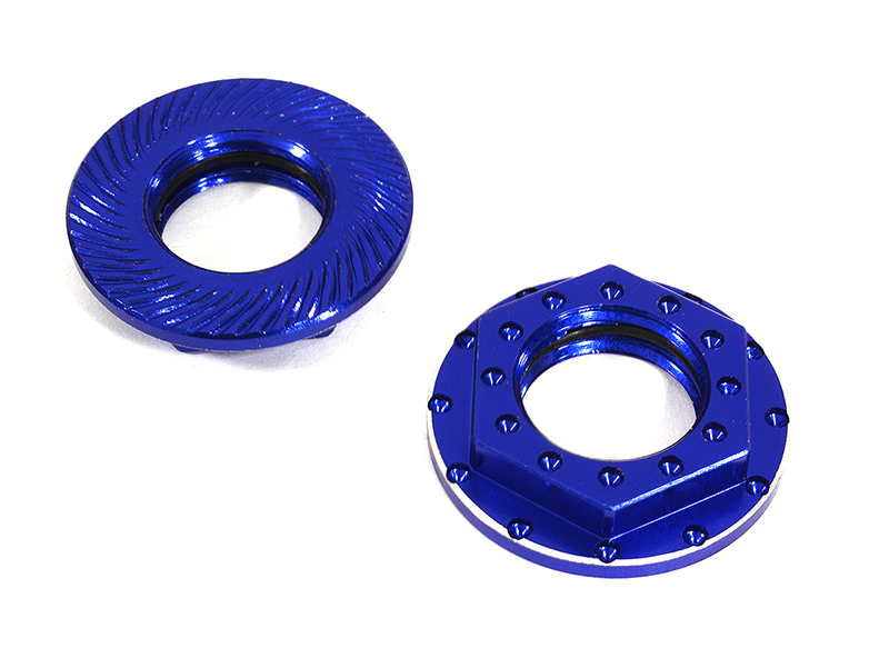 C29354BLUE 17mm PRO Wheel Nut (2) for Most 17mm x 1mm-pitch Hex Hub - Image 1